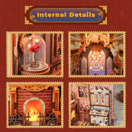Duena™ DIY Beauty and The Beast Book Nook Kit