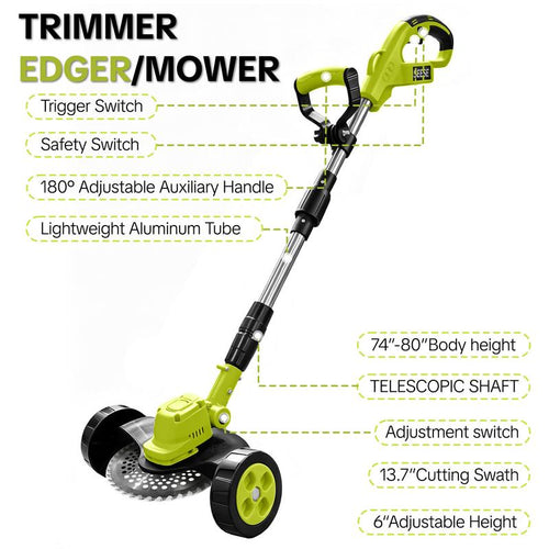 SEESE Cordless Lawn Mower