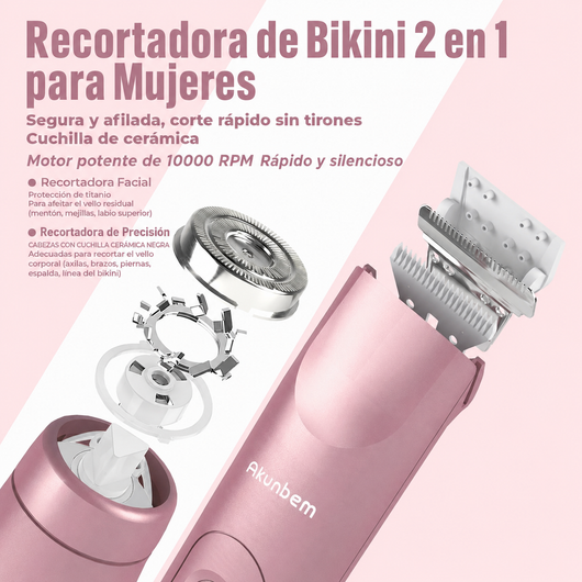 Akunbem Bikini Trimmer for Women